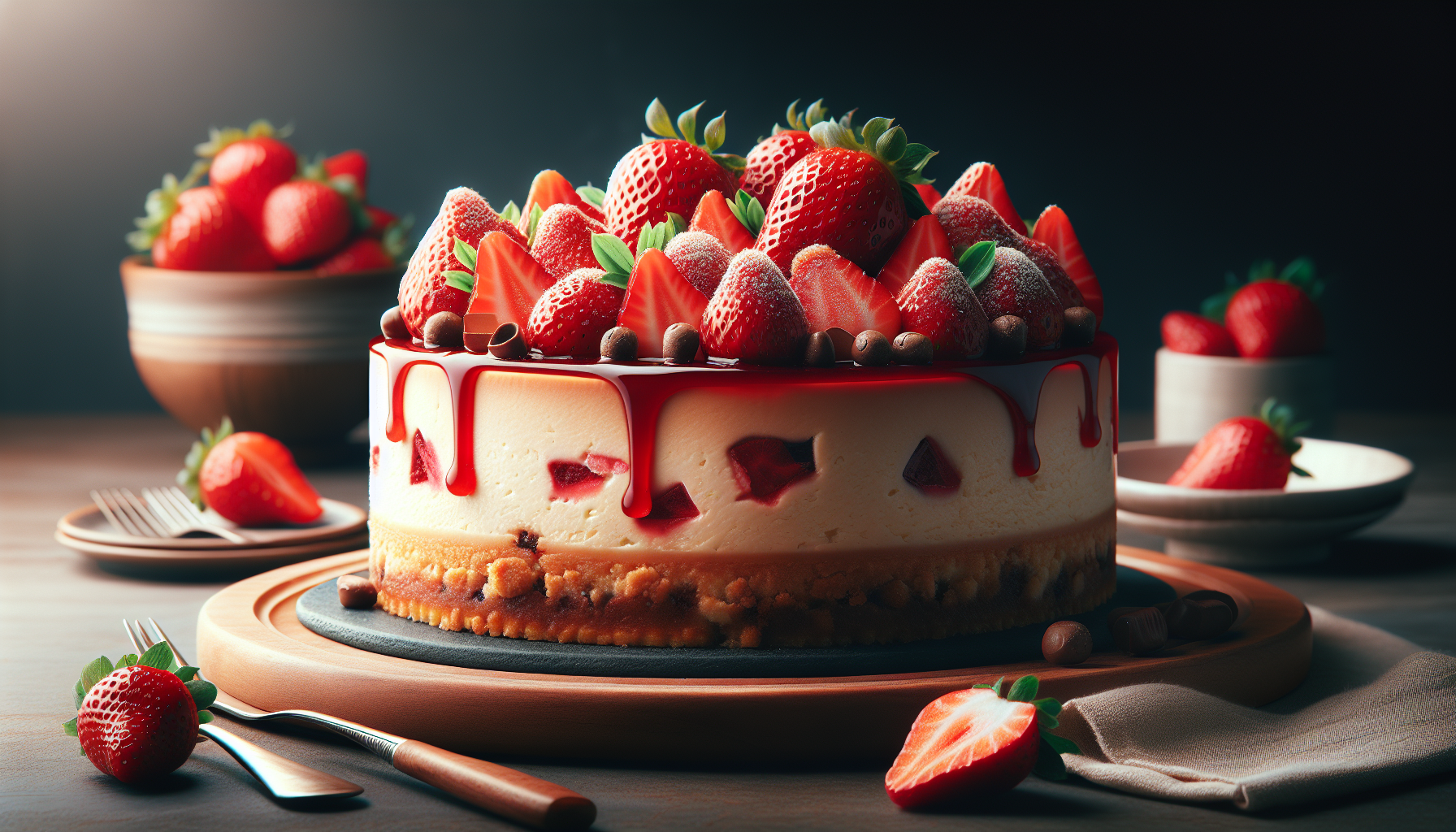 cheesecake alla fragola